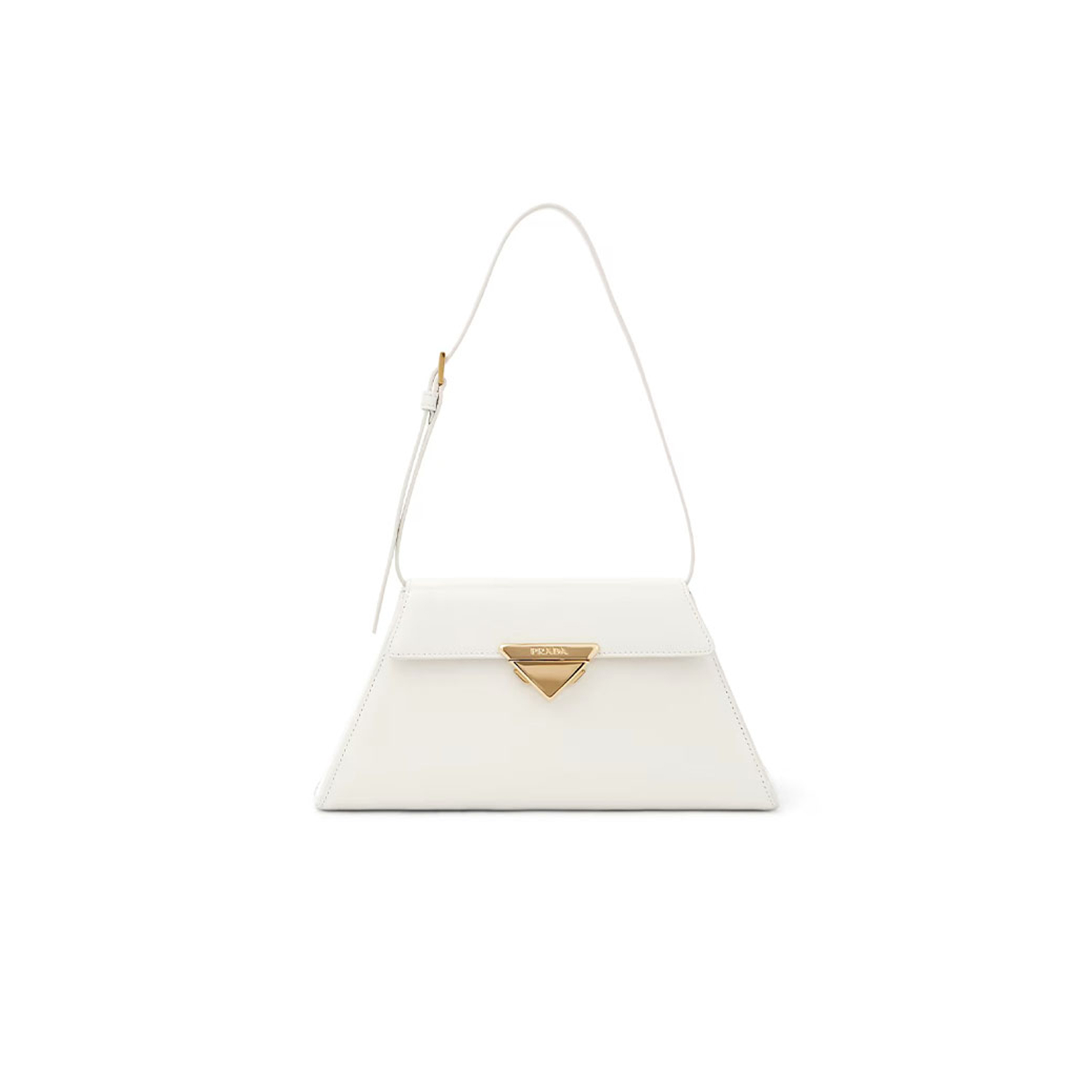 PRADA LEATHER SHOULDER BAG 1BD343 (28.5*14*7cm) 